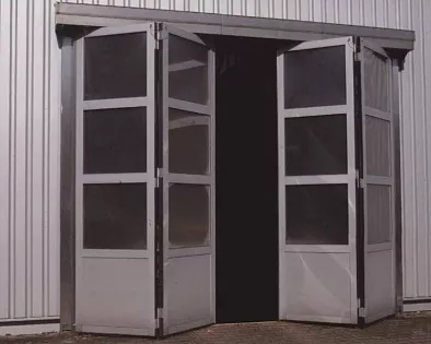 Складчатые ворота DoorHan промышленные
